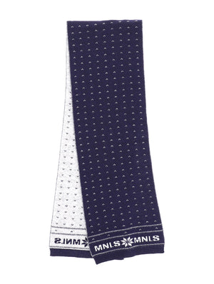 Cashmere blend jacquard scarf