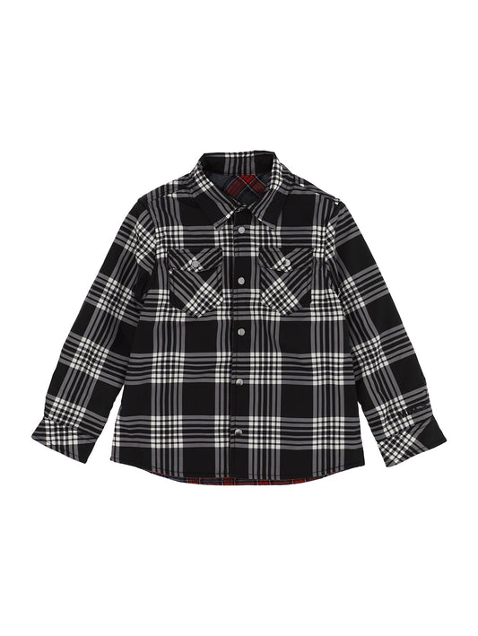 Camicia tessuto tecnico imbottita checked