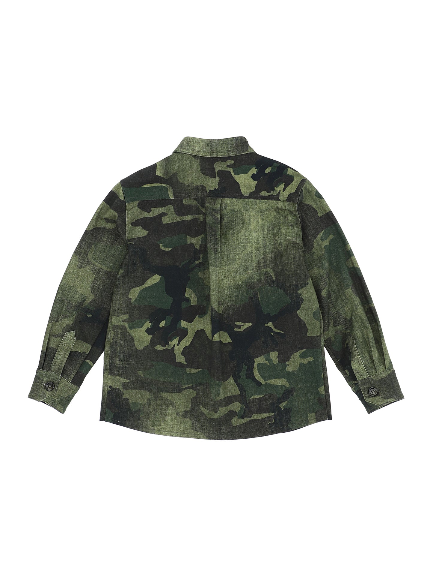 Camicia gabardina camouflage patch