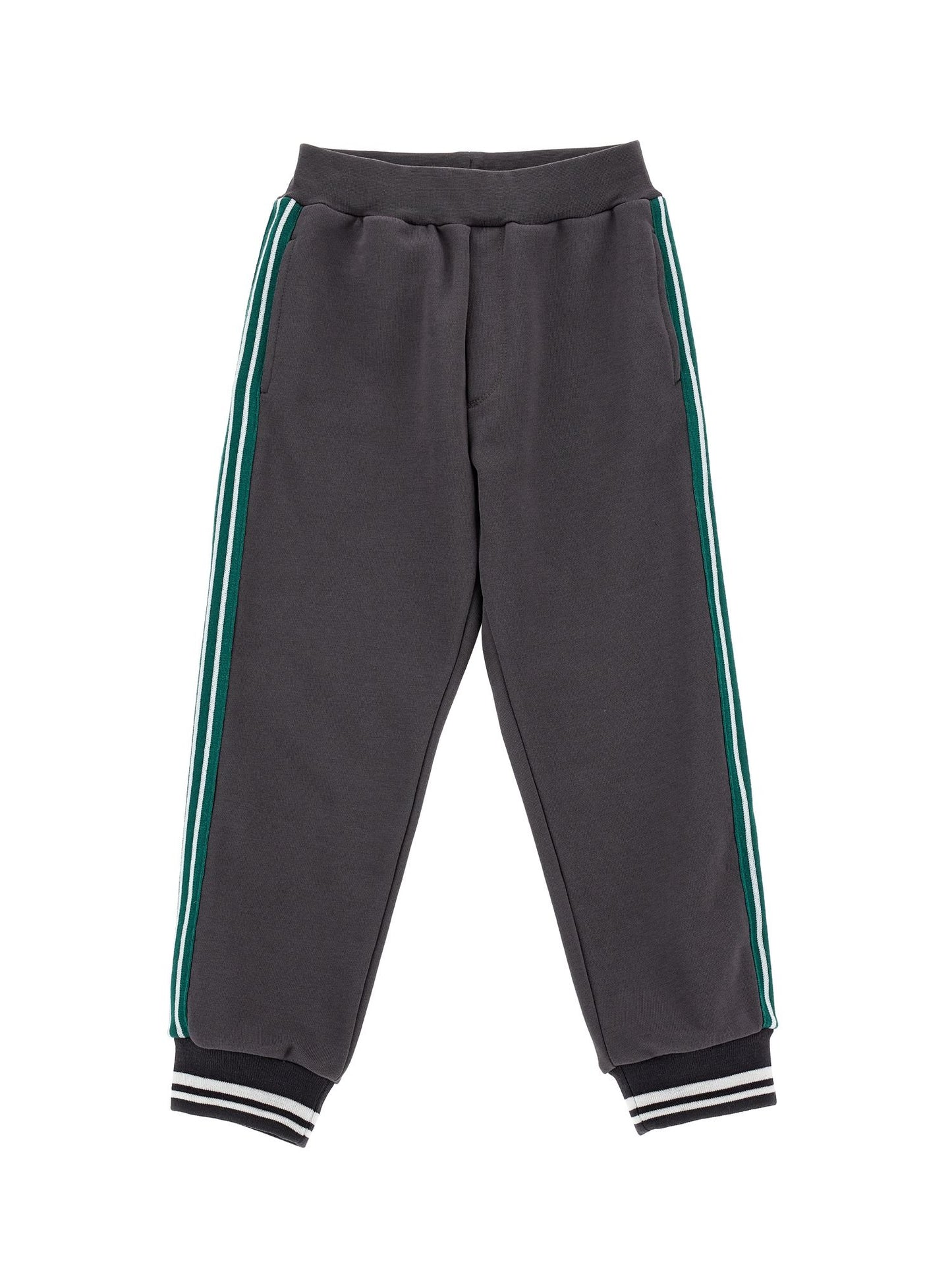 Jogger sweatshirt with colored stripes