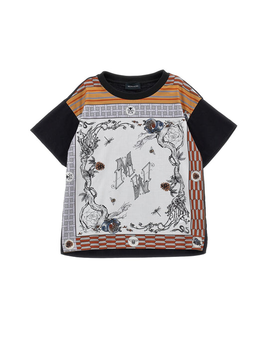 T-shirt cotone stampa foulard