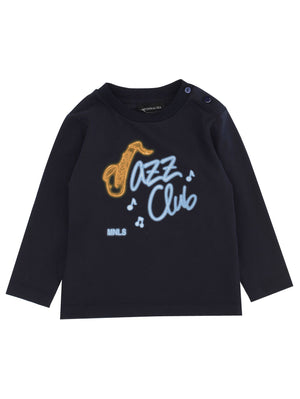 Long-sleeved jersey T-shirt