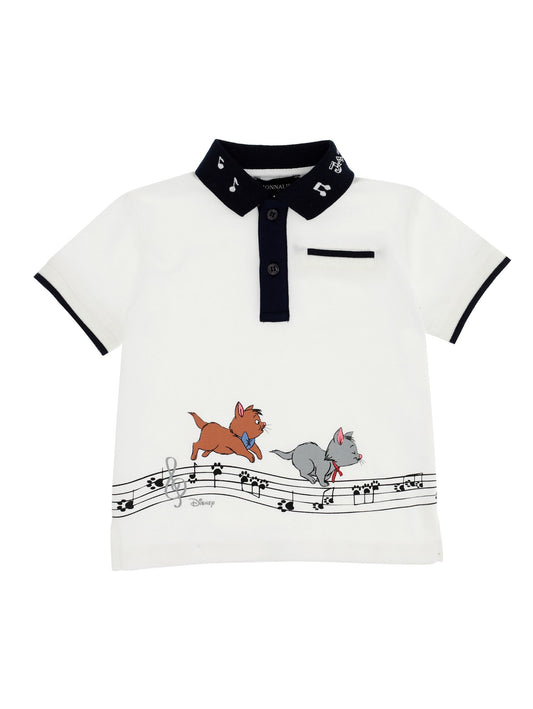 Aristocats pique Oxford polo shirt