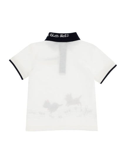 Aristocats pique Oxford polo shirt