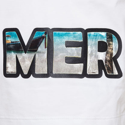 Cotton T-shirt with Summer print