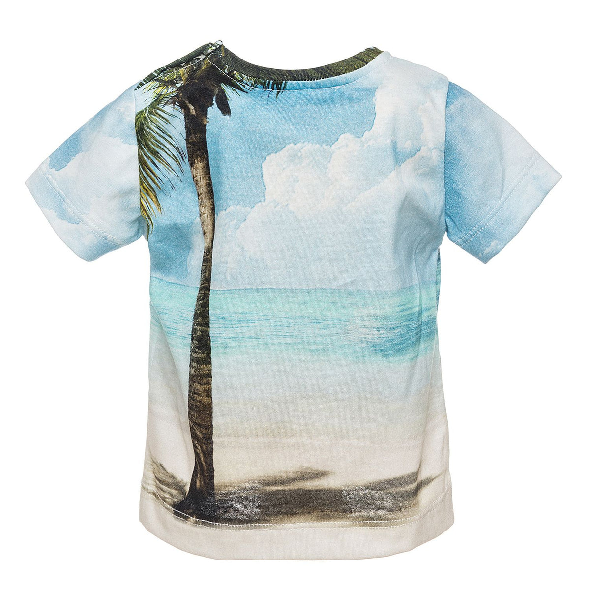 Hawaiian cotton T-shirt with print
