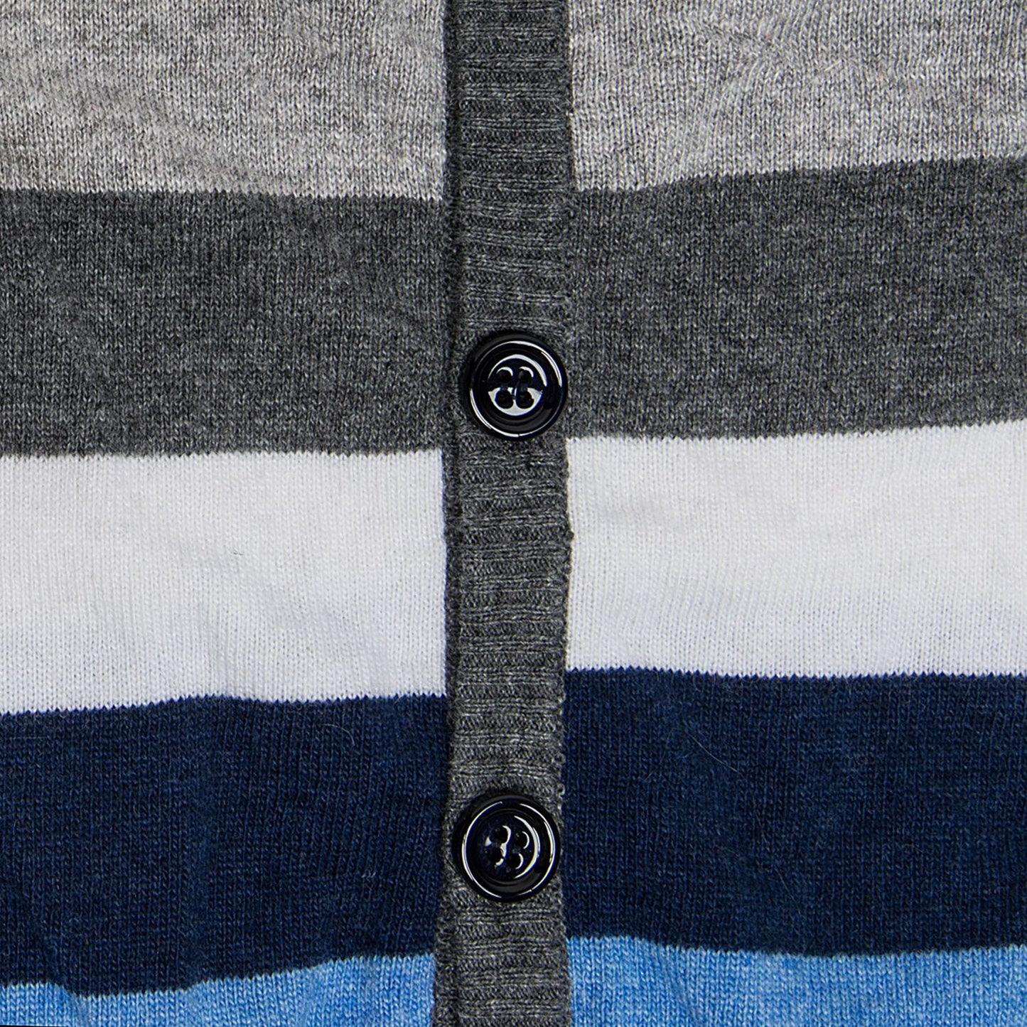 Multicolored striped cardigan