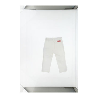 Gabardine trousers with profiles