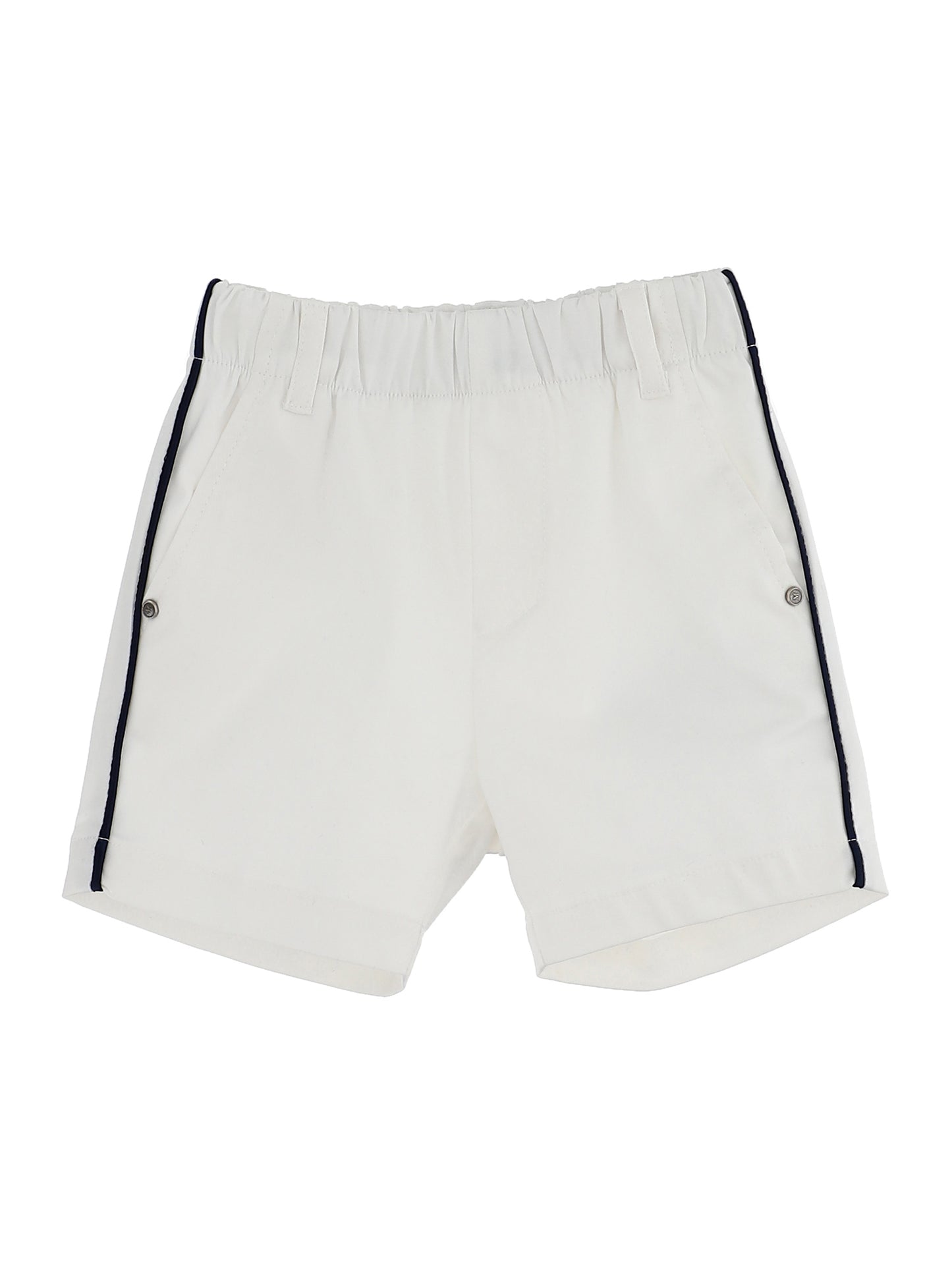 Gabardine trousers with profiles