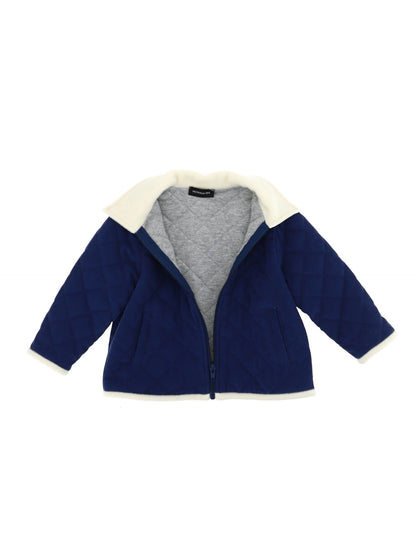 Quilted velvet jacket