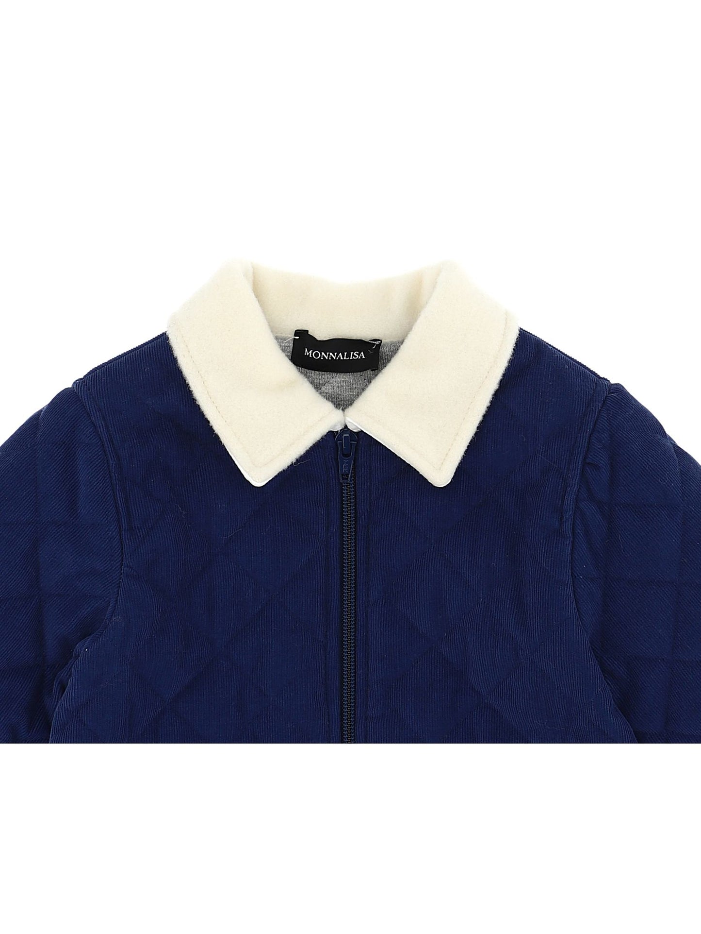 Quilted velvet jacket