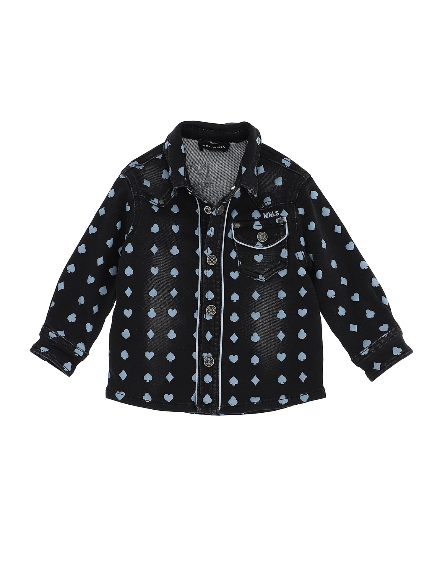 Denim shirt with pocket