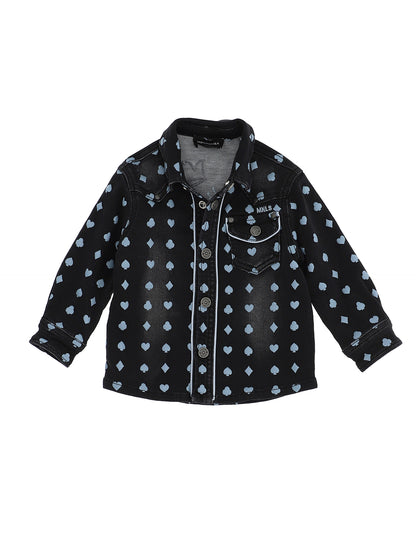 Denim shirt with pocket