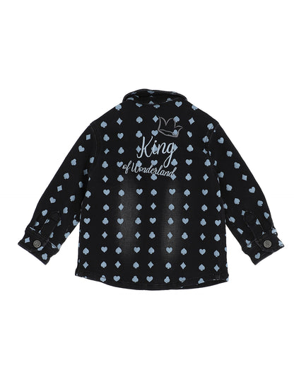 Denim shirt with pocket
