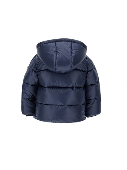 Down jacket with hood