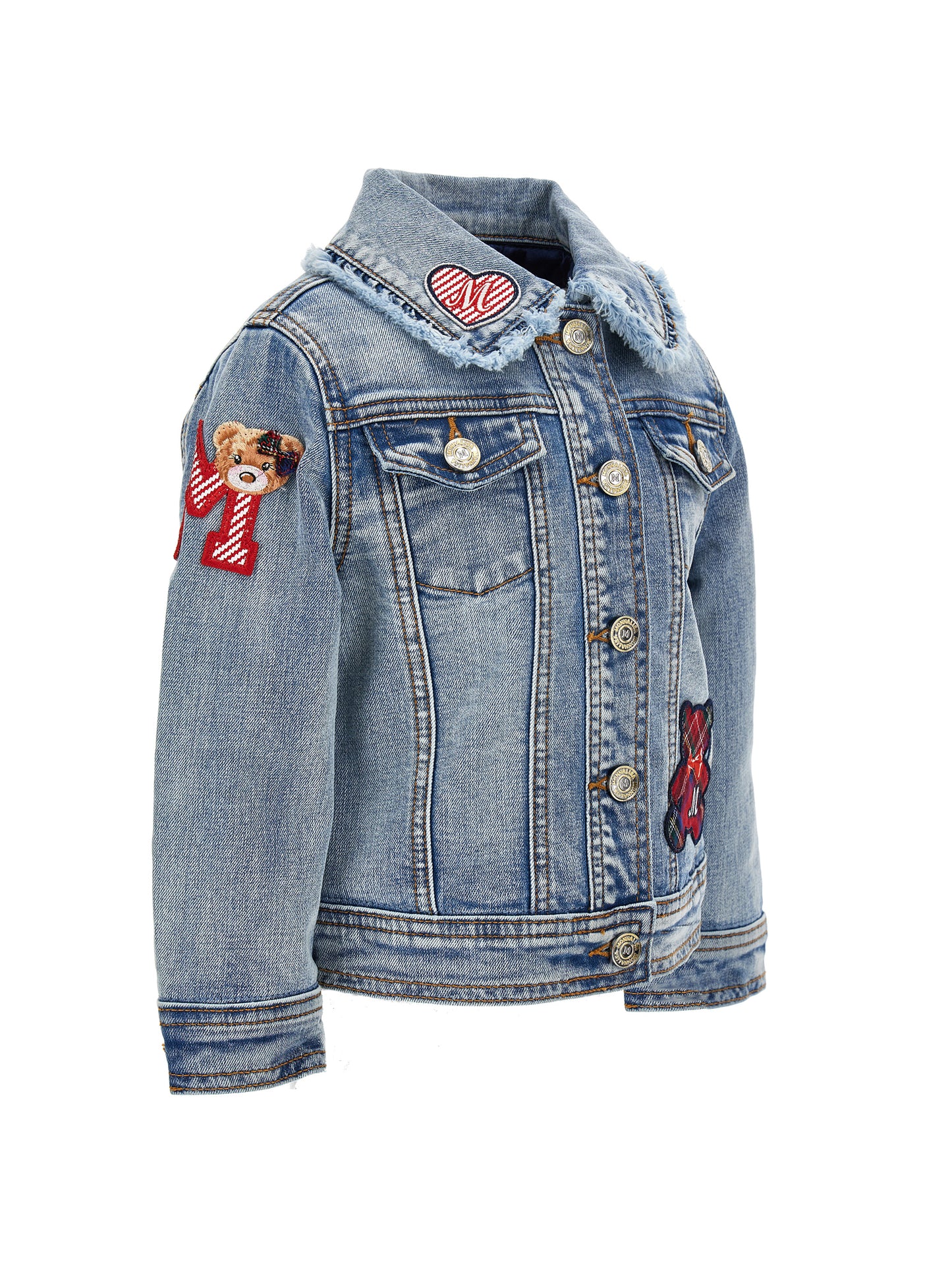 Giubbino jeans con colletto