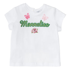 Lurex embroidered T-shirt