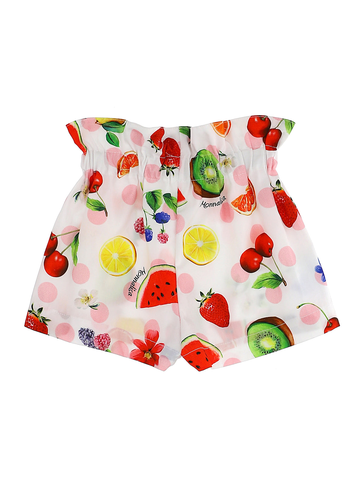 Printed poplin shorts