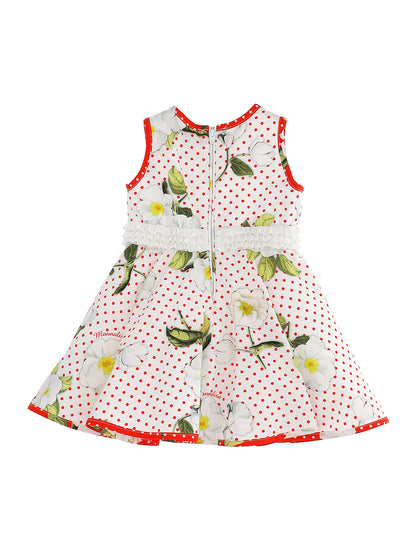 Girls' dress with full skirt