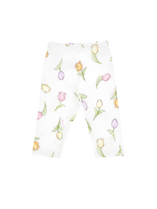 Leggings cotone tulipani