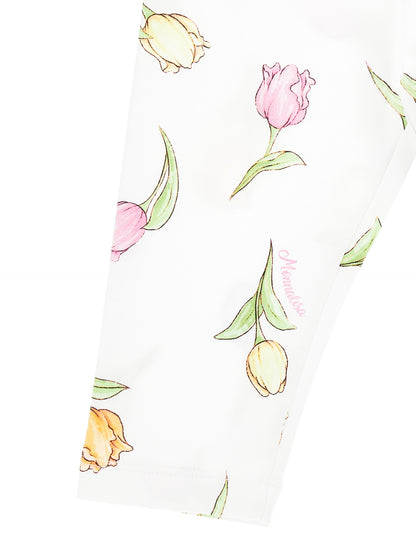 Leggings cotone tulipani