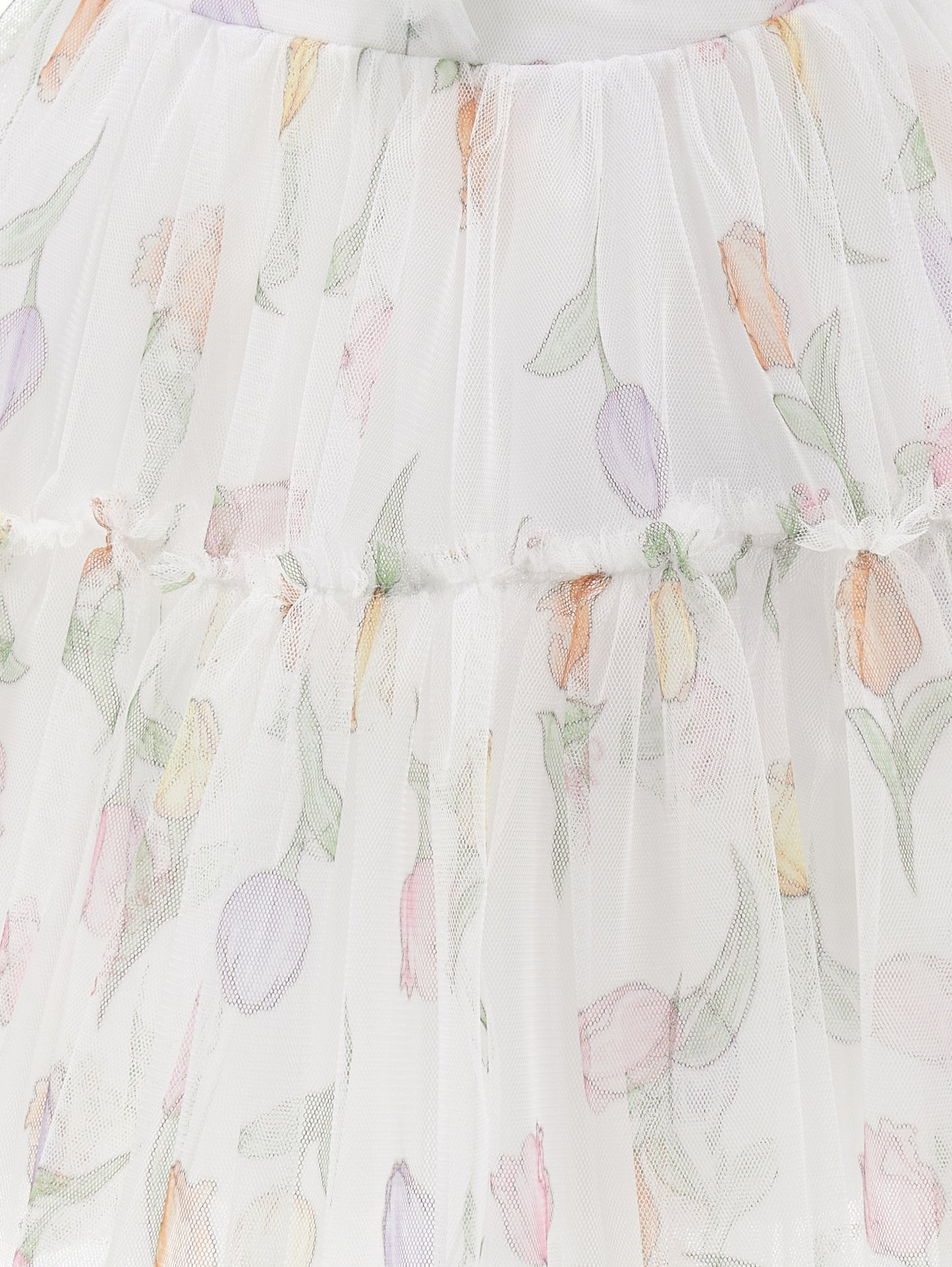 Abitino tulle stampa tulipani