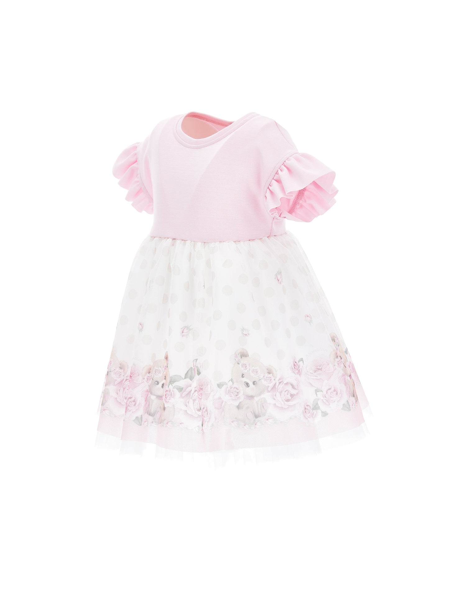 High-waisted tulle dress
