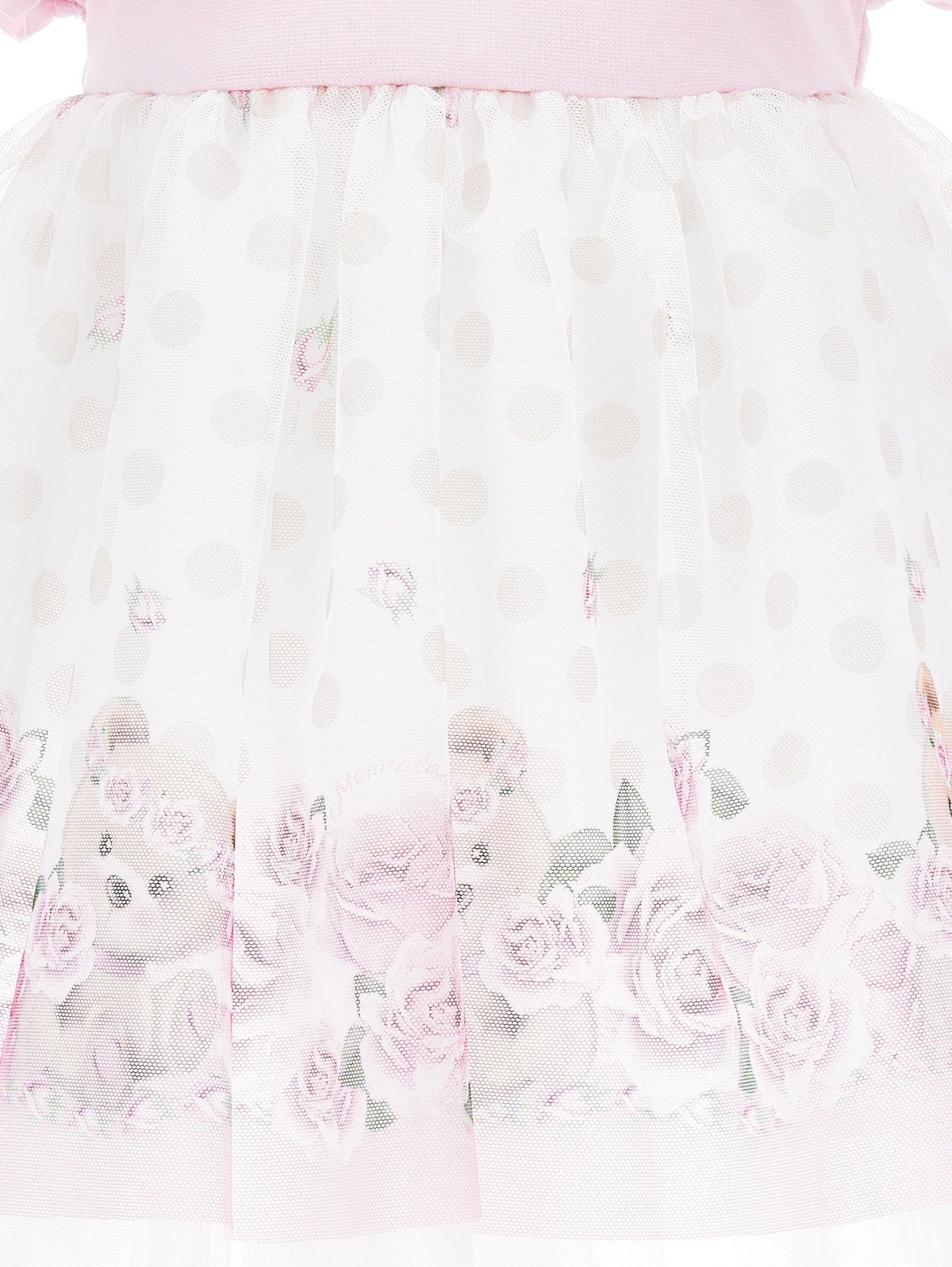 High-waisted tulle dress
