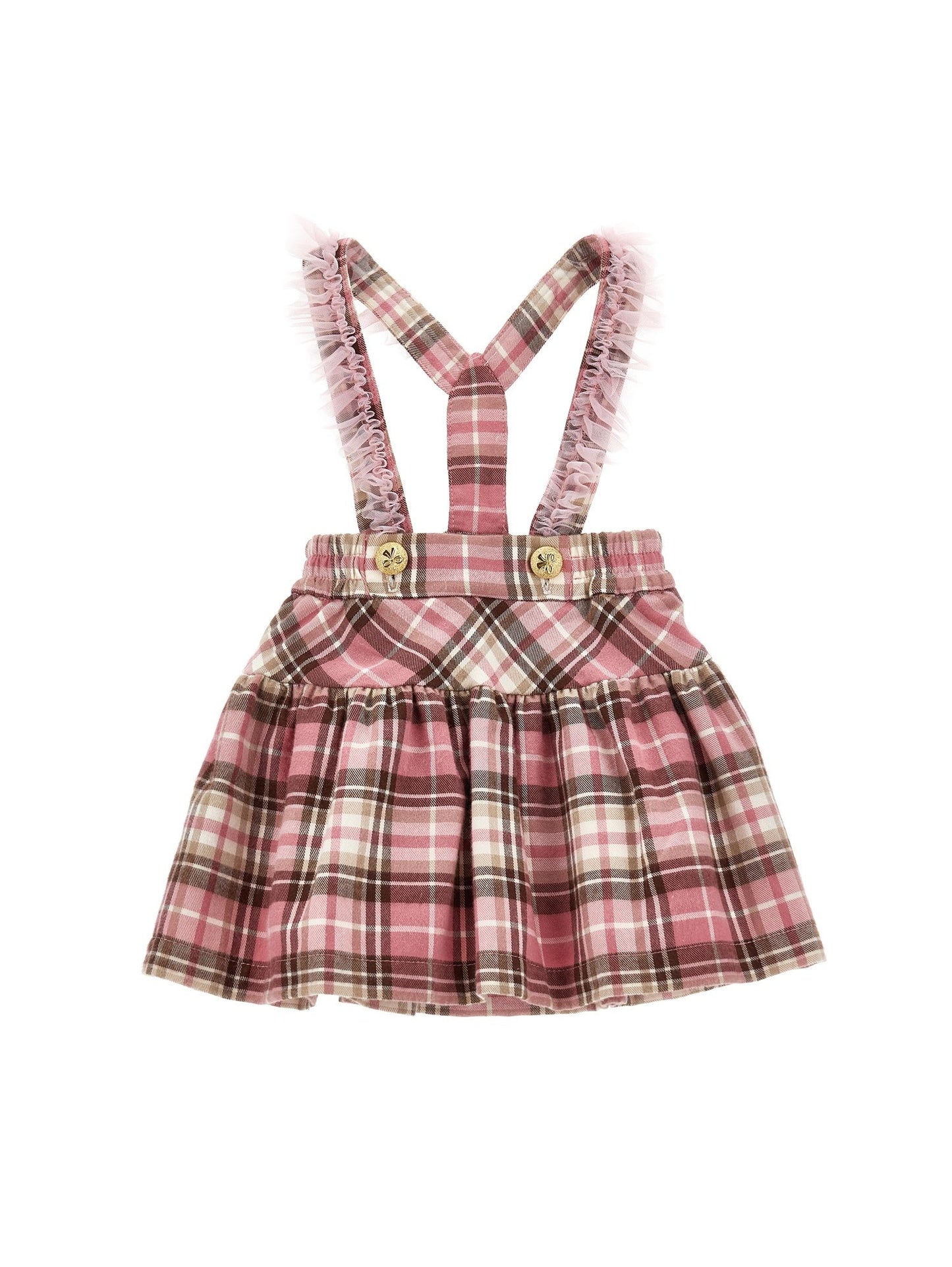 Tartan twill skirt
