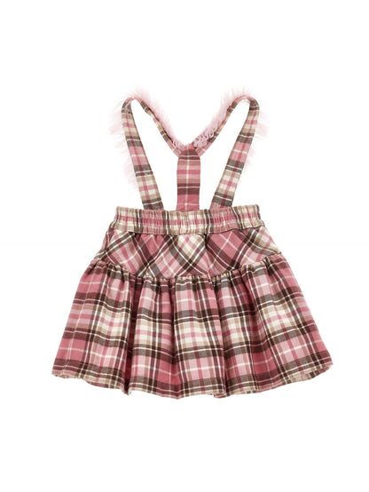 Tartan twill skirt