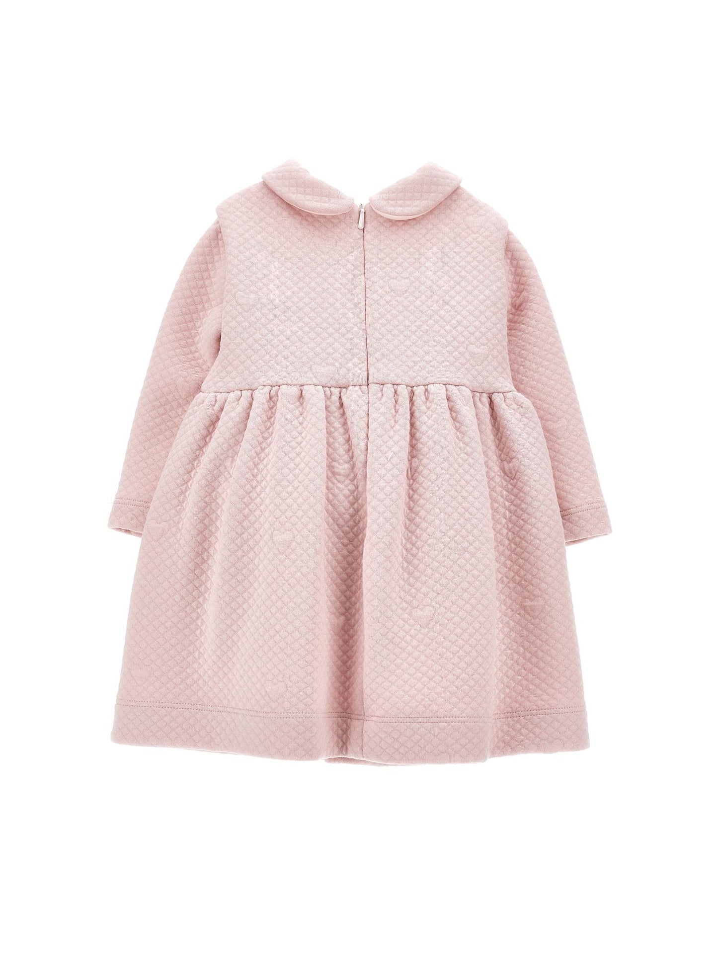 Abito jacquard con orsetto peluche