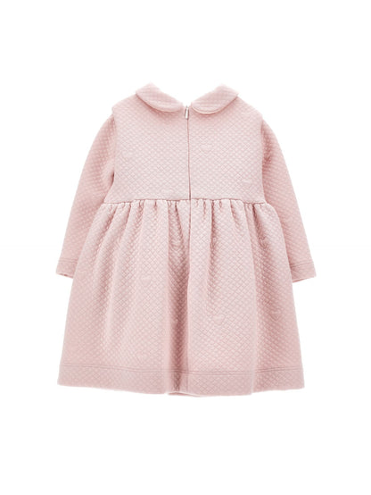Abito jacquard con orsetto peluche