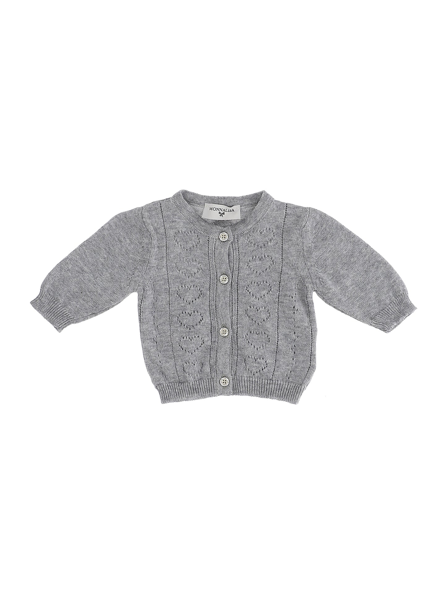 Openwork cardigan