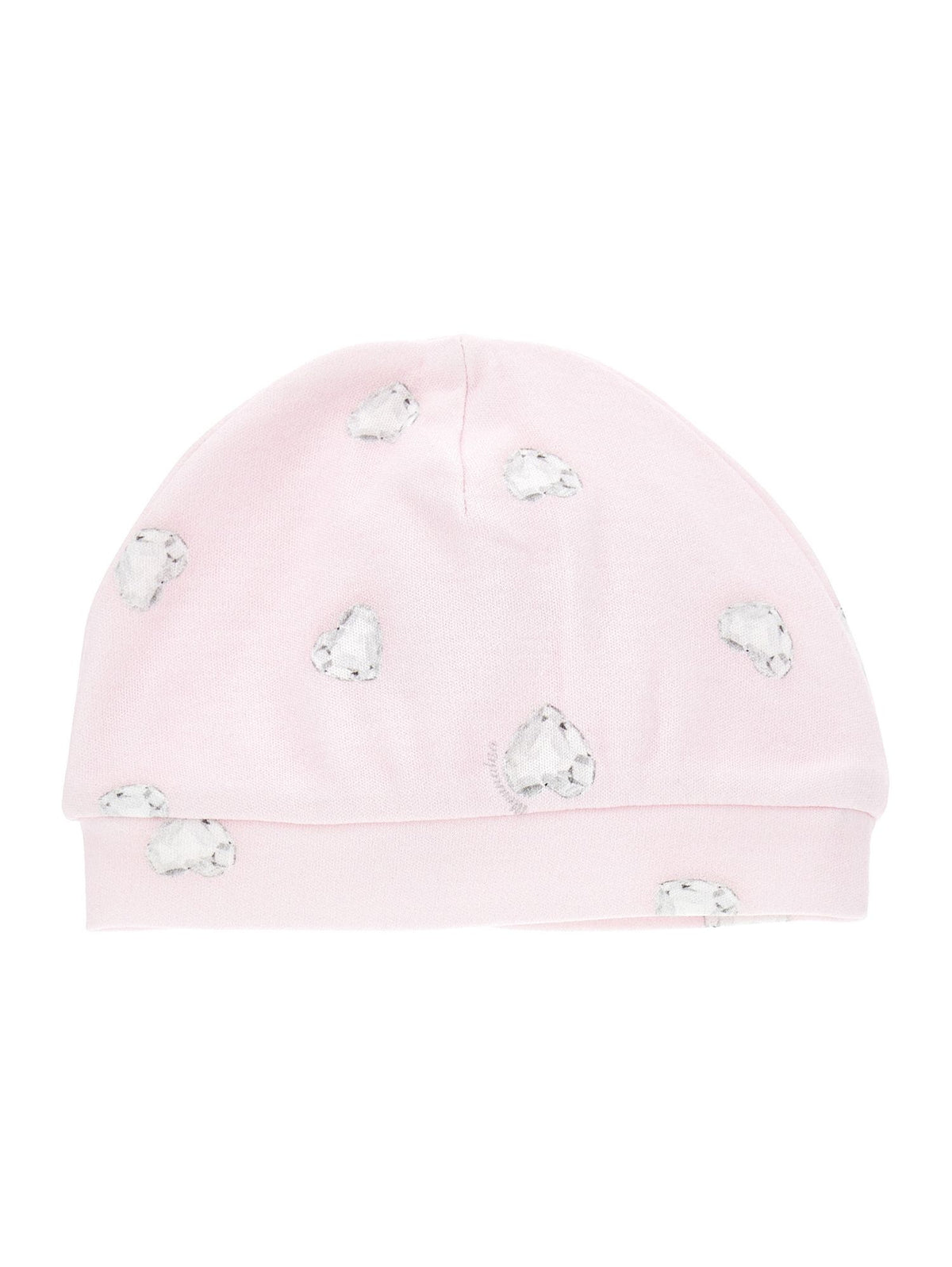 Crystal print cotton cap