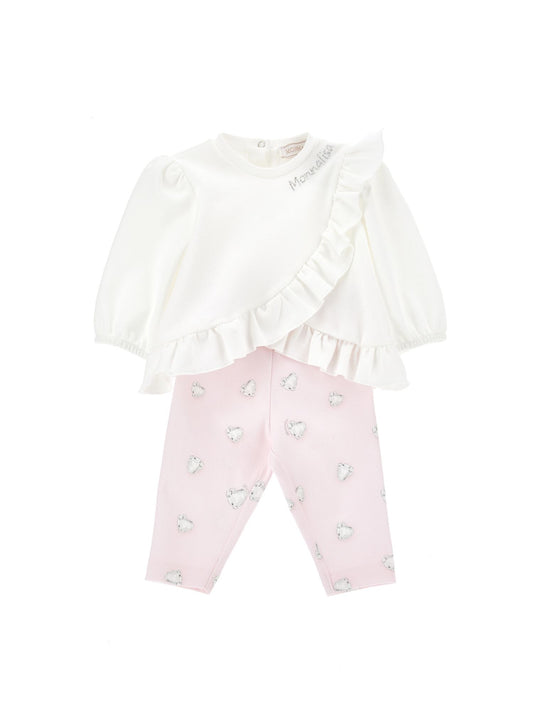 Two-piece baby girl outfit