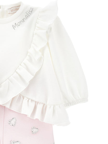 Two-piece baby girl outfit