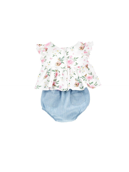 Conjunto de dos piezas de algodón