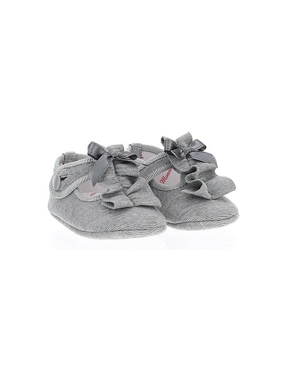 Milanese stitch foot cover with ruffles
