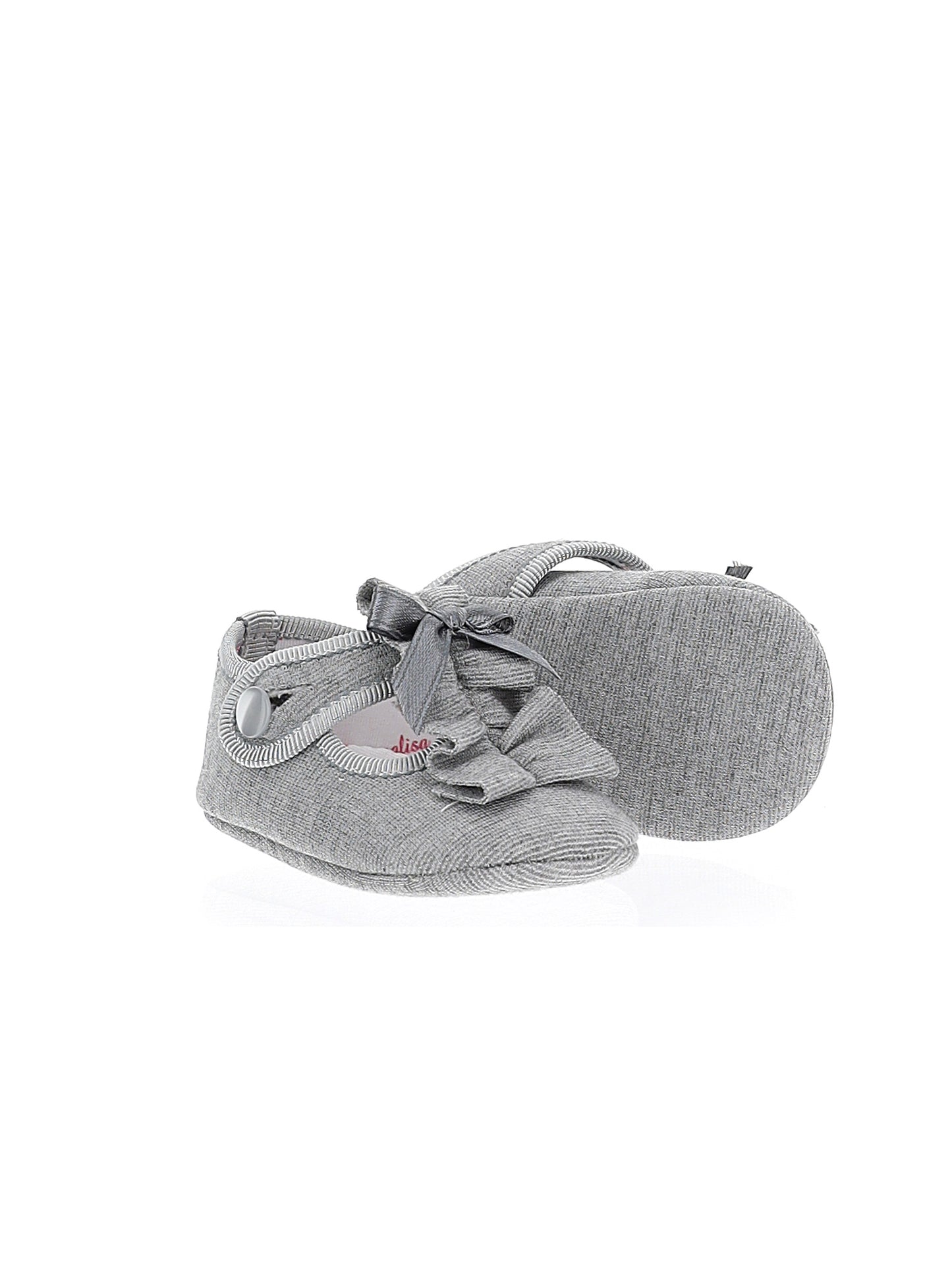 Milanese stitch foot cover with ruffles