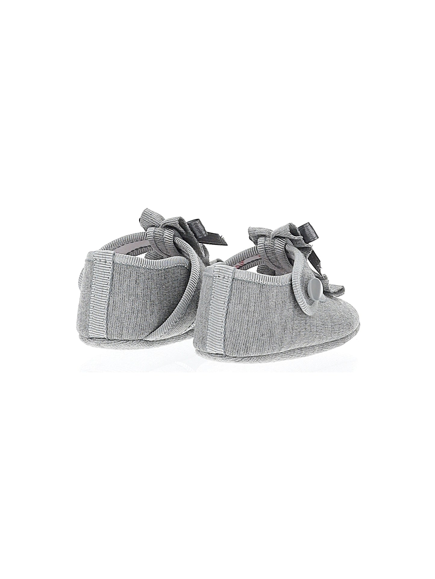 Milanese stitch foot cover with ruffles