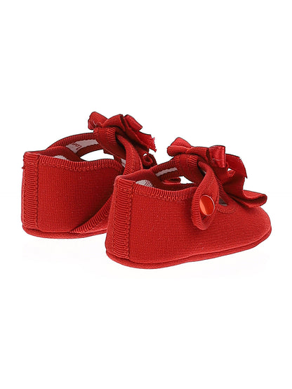 Milanese stitch foot cover with ruffles