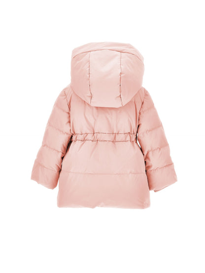 Giaccone lungo nylon vera piuma