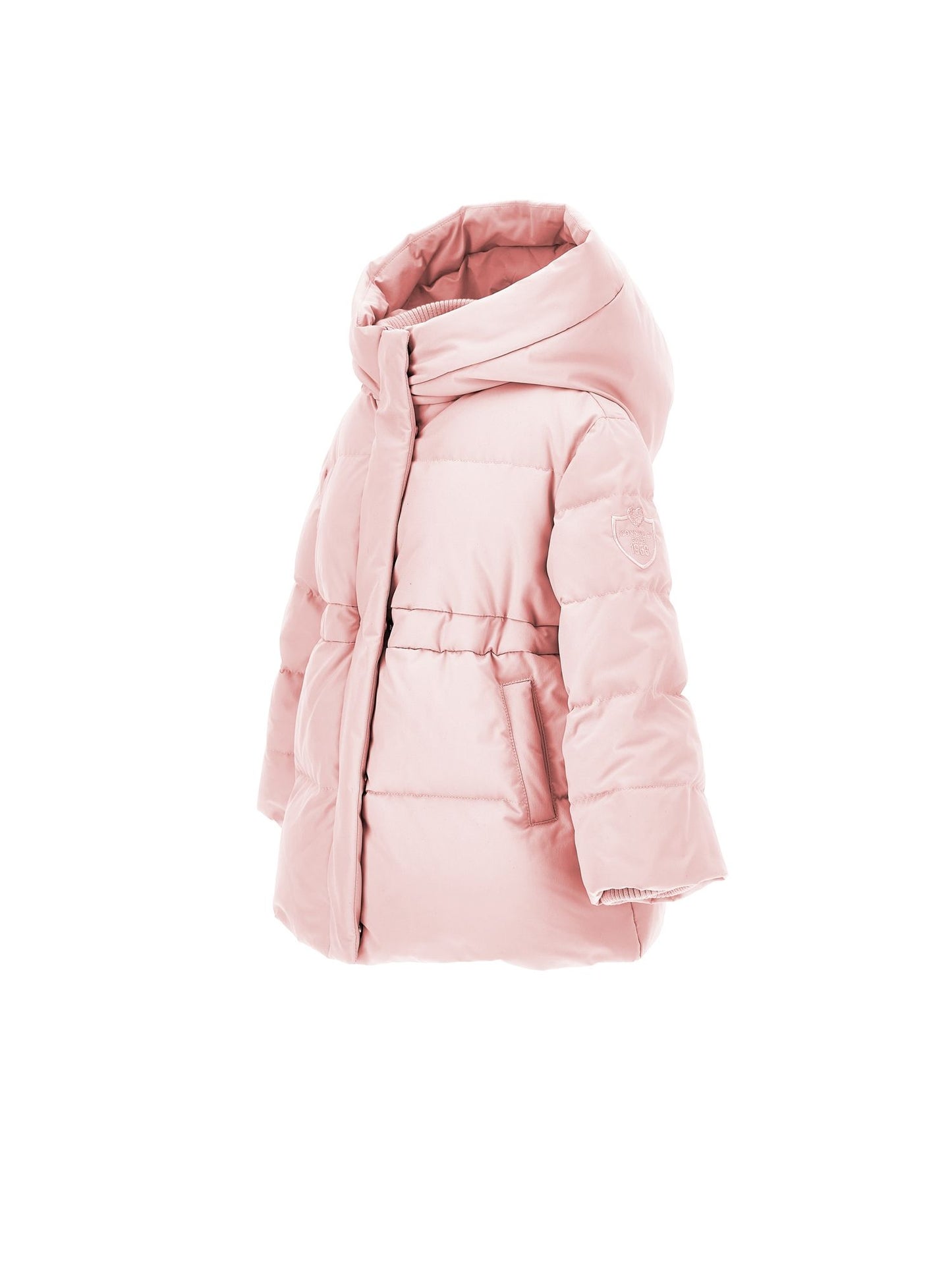 Giaccone lungo nylon vera piuma