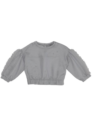 Felpa lurex c/rouches