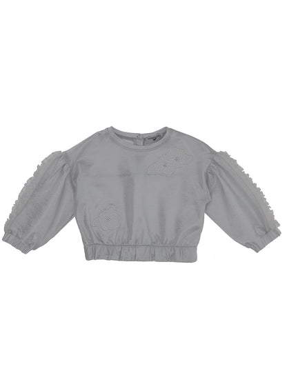 Felpa lurex c/rouches