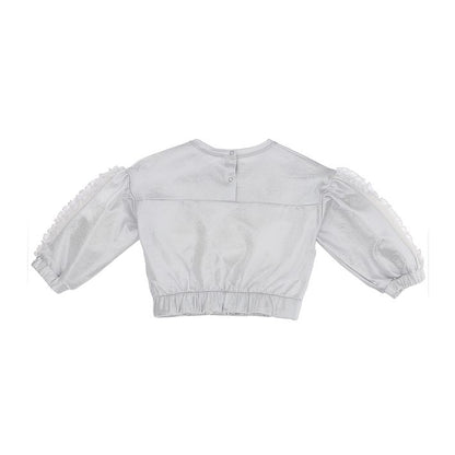 Felpa lurex c/rouches