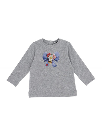 T-shirt jersey fiocco