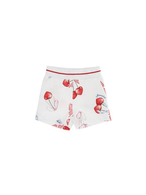 Cherry sweatshirt shorts