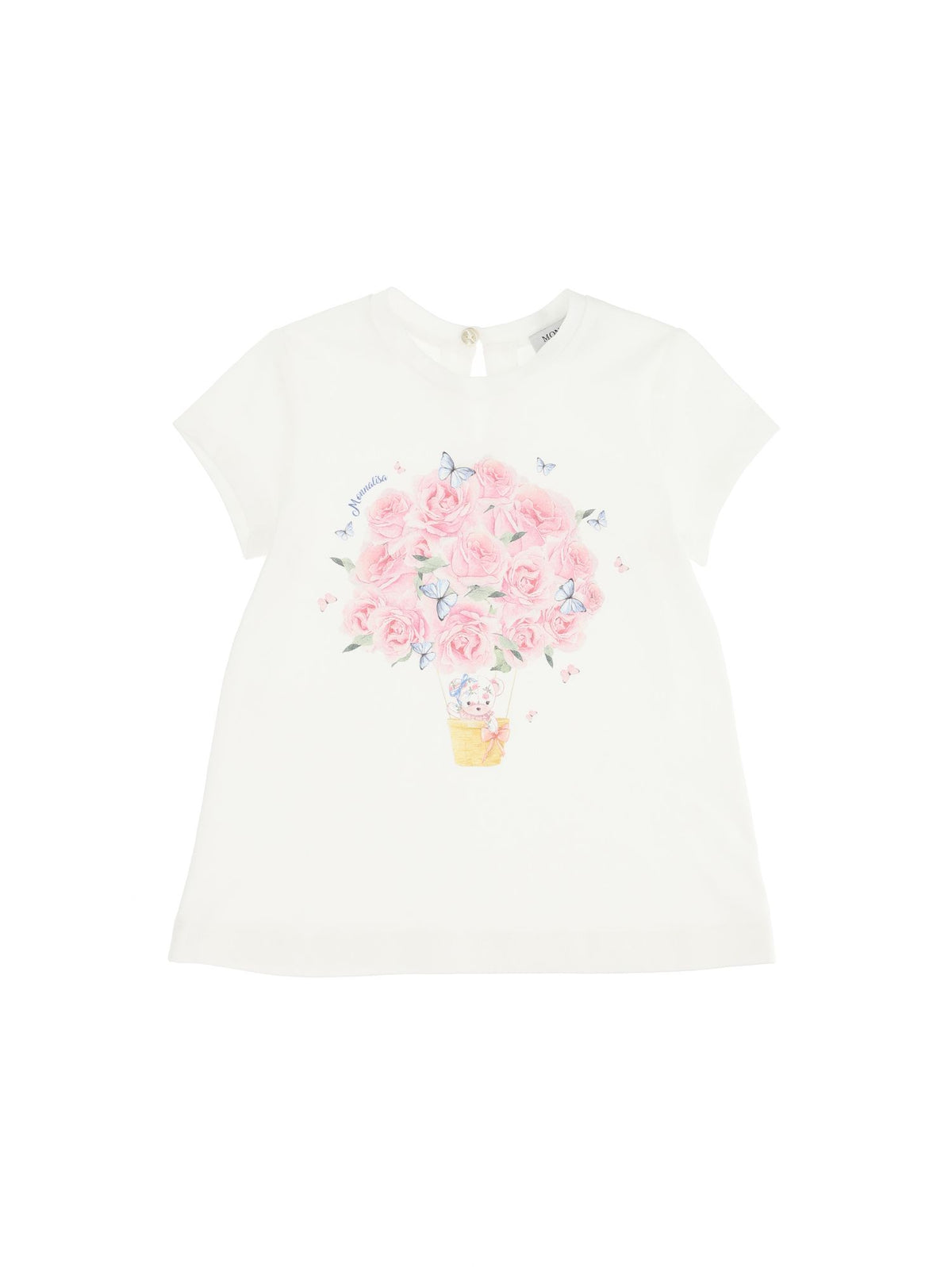T-shirt maxi en jersey avec imprimé montgolfière
