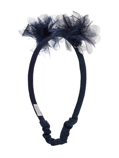 Tulle pom pom hair band